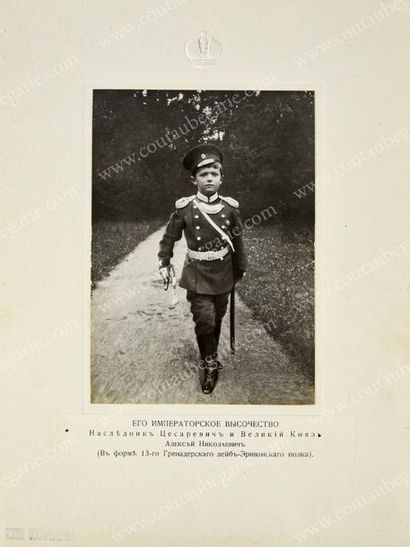 null ALEXIS NICOLAÏÉVITCH, grand-duc héritier de Russie (1904-1918).
Portrait photographique...