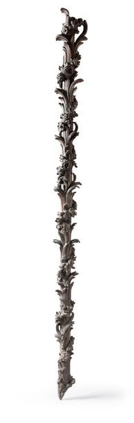 null Two carved oak ice jambs with a palm frieze and flowers motif.
Louis XV period.
Height:...