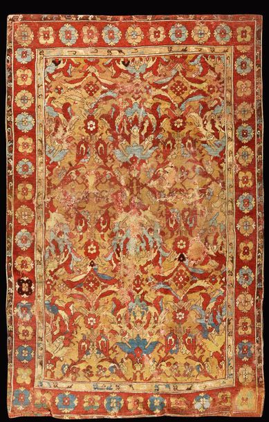 Rare and exceptional Ouchak carpet (western...