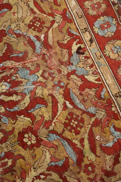  Rare et exceptionnel tapis Ouchak ( ouest Anatolien) Fîn du XVIe-Début du XVIIe...