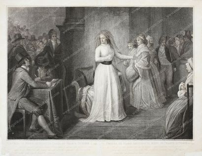 BOVI Mariano (1758-18 ??). 
Arrestation du roi Louis XVI à Varenne. Procès de Marie-...