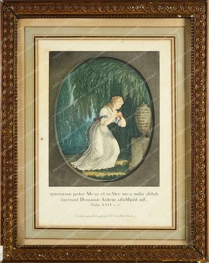 ECOLE ANGLAISE DU XIXE SIÈCLE. 
Paire de portraits représentant Louis XVII (1785-1795)...