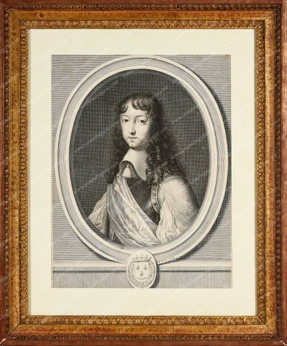 École française du XVIIIe siècle. 
Portrait de Philippe d'Orléans dit Monsieur frère...