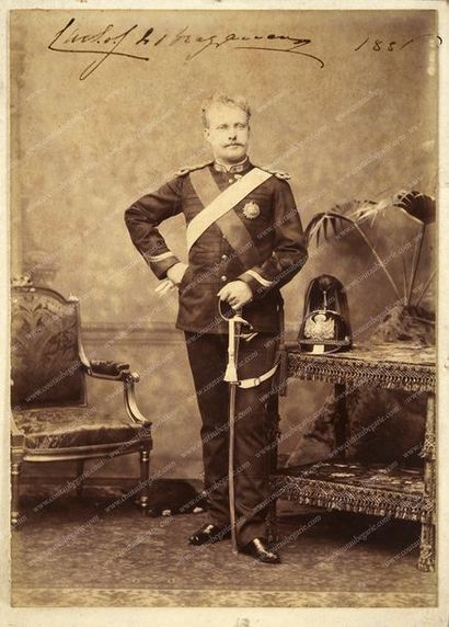 LOUIS-PHILIPPE, prince de Bragance (1889-1908). 
Grand portrait photographique signé...