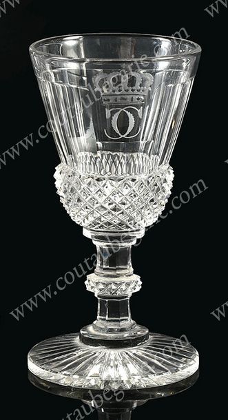 null CHRISTIAN IX, roi de Danemark (1818-1906).
Petit verre à liqueur en cristal,...