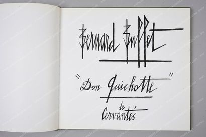 BUFFET Bernard (1928-1999) 
Don Quichotte de Cervantès, imprimerie réunies, Lausanne,...