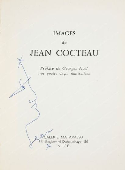 COCTEAU Jean. 
Images de Jean Cocteau, catalogue de l'exposition de ses oeuvres à...
