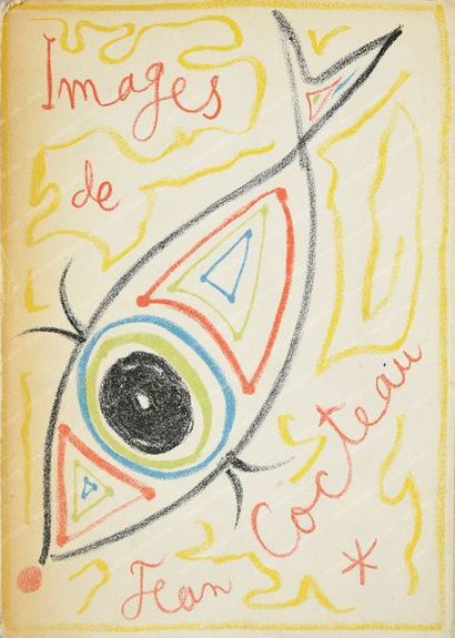 COCTEAU Jean. 
Images de Jean Cocteau, catalogue de l'exposition de ses oeuvres à...