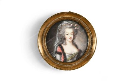 AUGUSTIN Jean-Baptiste (1759-1832), attribué à. 
La reine Marie-Antoinette de France...