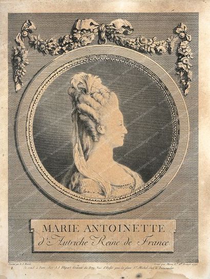 BOIZOT Louis-Auguste (1743-1809). 
Marie-Antoinette d'Autriche, reine de France et...