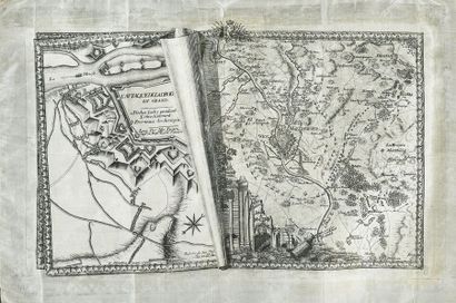 AXEL, comte de Fersen (1755-1810). 
Carte du siège de Maastricht, par l'armée du...