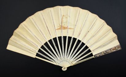 null Hope, Faith and Charity, circa 1770-1780
Folded fan, skin leaf painted with...