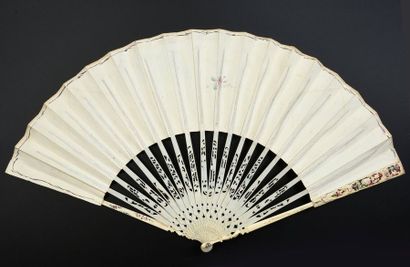null Harmony, harmony, harmony and abundance, around 1770-1780
Fan, skin leaf, mounted...