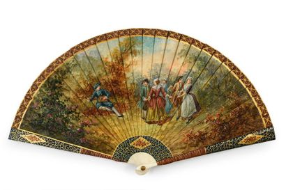 Farandole champêtre, around 1900 A fan of...