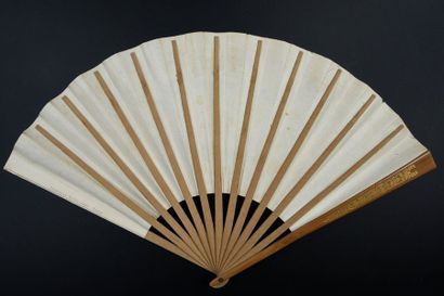 null The coronation of Edward VII, 1902
Folded fan, sheet of paper printed in colours,...
