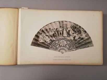 BUISSOT Reproductions of authentic antique fans from the 17th and 18th centuries,...