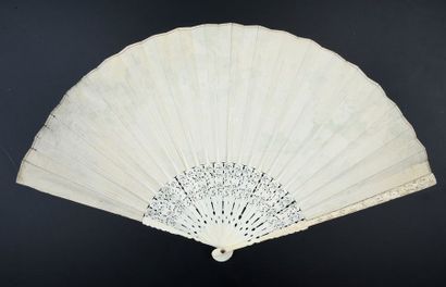 null Summer or the apotheosis of Flora, around 1730
Folded fan, double leaf in skin...