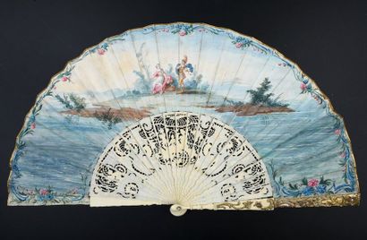 null The farewell of Aeneas to Dido, around 1740-1750
"Full flight" fan, opening...