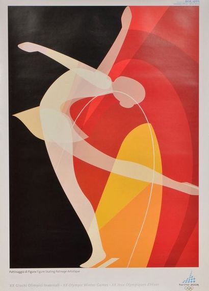 null Set of 17 "sports series" posters of the XX Olympic Winter Games
. Dim. 48x68...