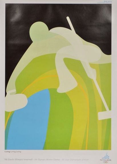 null Set of 17 "sports series" posters of the XX Olympic Winter Games
. Dim. 48x68...