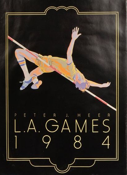null Ensemble de 19 affiches officielles pour les Jeux de Montreal 1976 (3), Los...