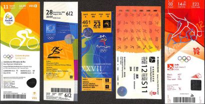 null Set of 23 tickets for the Summer Olympic Games in Mexico City 1968 (2), Moscow...