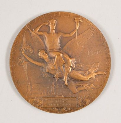 null Participant medal awarded to the "Société de gymnastique des enfants du Havre"....