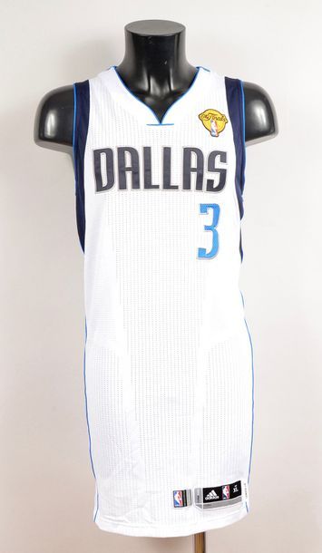null Rodrigue Beaubois. No. 3 Dallas Maverick jersey for the 2011 NBA final against...