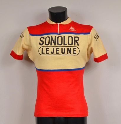 null Lucien Van Impe. Maillot de l'équipe Sonolor Lejeune porté sur le Tour de France...