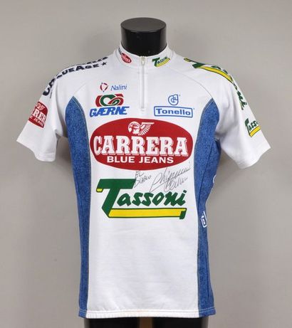 null Claudio Chiappucci. Shirt worn with the
Carrera-Vagabond-Tassoni team during...