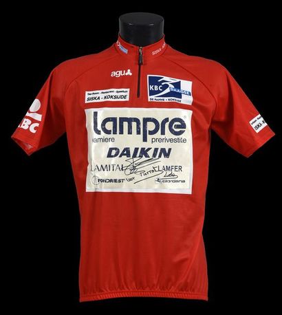 null Ludo Dierckxsens. Red jersey for best climber worn on the 3-day race of the...