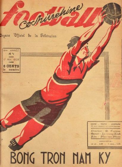 null Binding of the "Football Cochinchine" magazine, official organ of the Fédération...