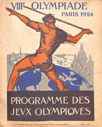 null Official programme for the Track and Field events, with the results and performances...