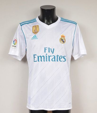null Sergio Ramos. Real Madrid jersey no. 4. Authentic signature of the player on...