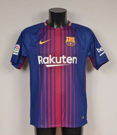 null Lionel Messi. Barcelona FC jersey n°10.
Player's signature on the back. N° Icons...
