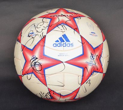 null Official Match Ball match of the Champions League final between FC Barcelona...