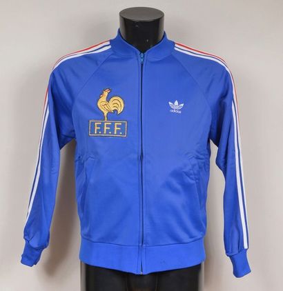 null Alain Giresse. Training jacket of the French team worn during its international...