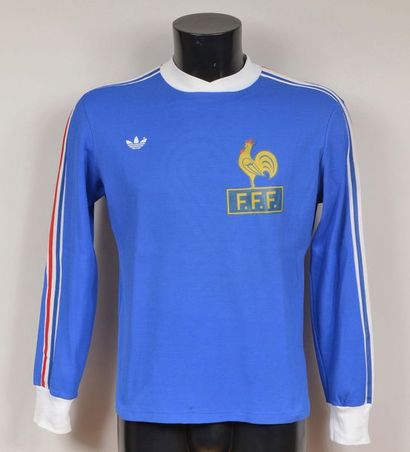 null Gérard Janvion. Number 2 jersey of the French team worn during the 1977-1978...