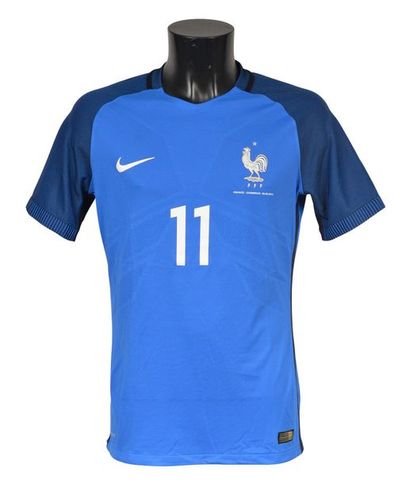 null Anthony Martial. Maillot n°11 de l'équipe de France pour la rencontre amicale...