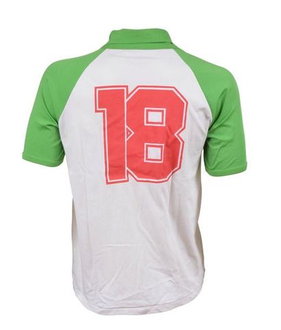 null Jersey n°18 of the Algerian National Team for the friendly match against Racing...