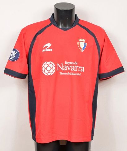 null Ludovic Delporte. Osasuna Pamplona jersey No. 23 worn during the first round...