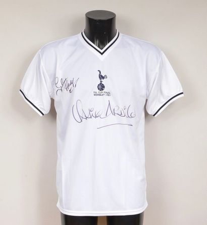 null Tottenham Hotspur retro jersey commemorating the 1981 FA Cup final victory over...