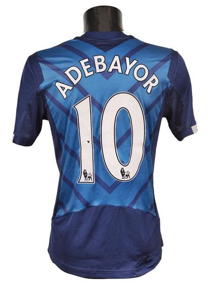 null Emmanuel Adebayor. No. 10 jersey with the Tottenham Hotspurs worn during the...