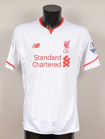 null Mamadou Sakho. Liverpool FC jersey no. 17 worn during the 2015-2016 English...
