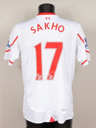 null Mamadou Sakho. Liverpool FC jersey no. 17 worn during the 2015-2016 English...