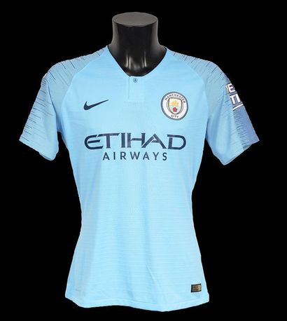 null Benjamin Mendy. Maillot n°22 de Manchester City pour la rencontre amicale contre...