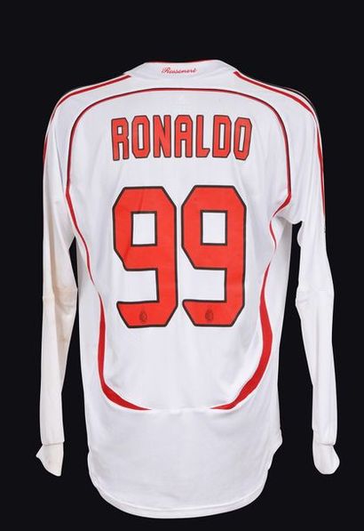 null Ronaldo. AC Milan jersey n°99 worn during the 2006-2007 season of the Italian...