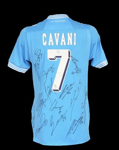 null Edinson Cavani. SSC Napoli jersey No. 7 for the 2011-2012 season of the Serie...