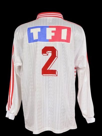 null Sebastian Schemmel. Nancy AS n°2 jersey worn during the 1/4 final of the Coupe...