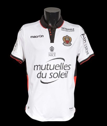 null Maxime Le Marchand. OGC Nice jersey n°20 worn during the 2016-2017 season of...
